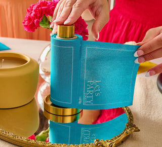 Gold Cocktail Napkin Stand Toasting With Tara