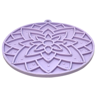 Lotus eMat Enrichment Lick Mat with Suction Cups, purple