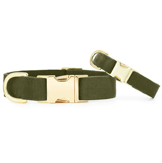 Olive Dog Collar The Foggy Dog