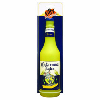 Silly Squeaker Beer Bottle Cataroma, Squeaky Novelty Dog Toy Tuffy Dog Toys - VIP Products