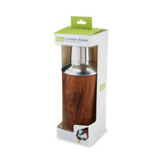 Wood Grain-Patterned Stainless Steel Cocktail Shaker - 20 oz TRUE