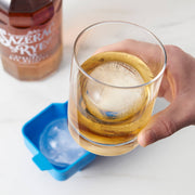 Neptune™ Silicone 2.25" Ice Cube Spheres Mold - Blue or Gray TRUE