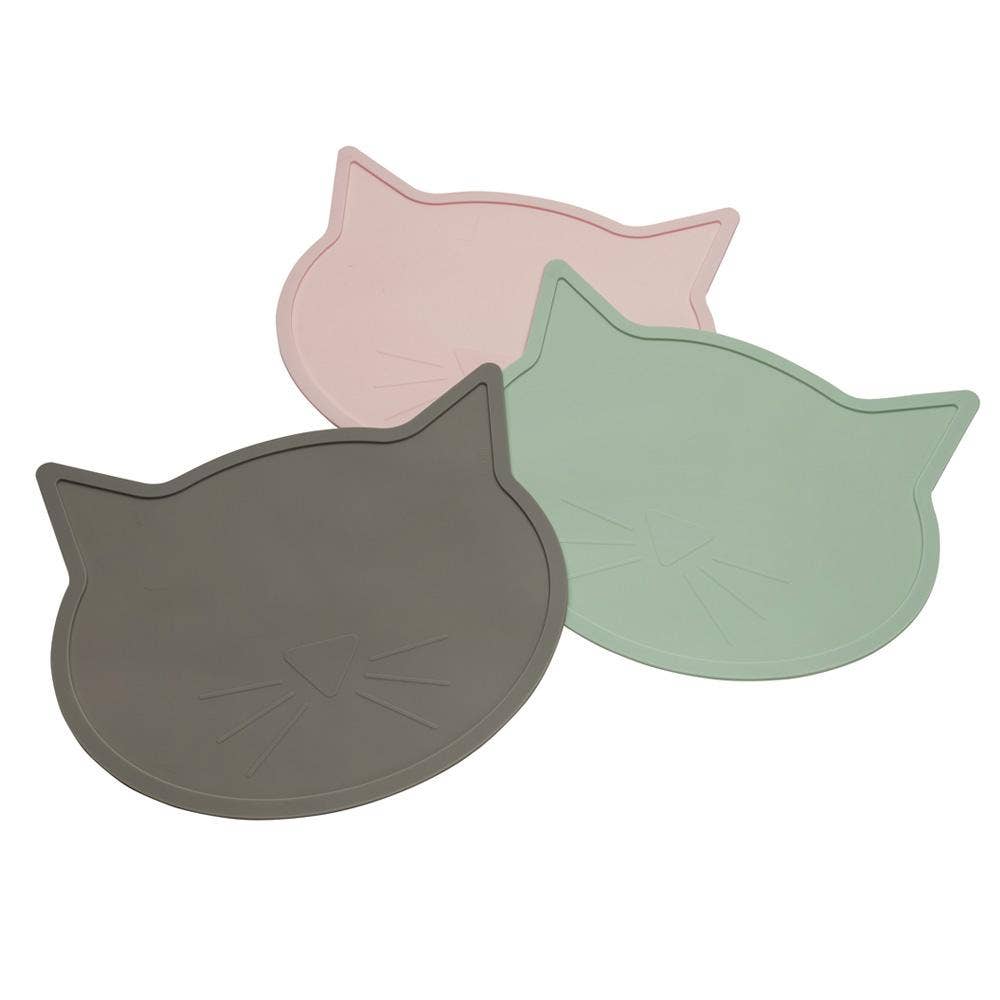 Silicone Placemat | Cat Head Jade Speckle and Spot by Ore’ Originals