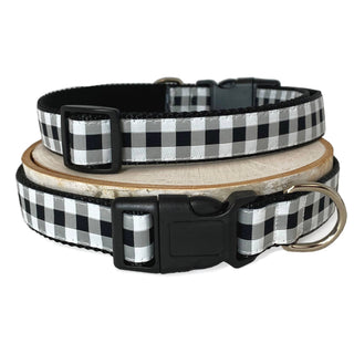 Farmhouse Check - Dog Collar Dog & Me