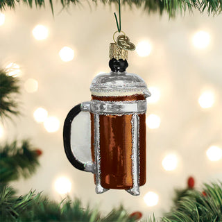French Coffee Press Old World Christmas