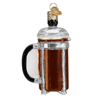 French Coffee Press Old World Christmas