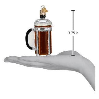 French Coffee Press Old World Christmas