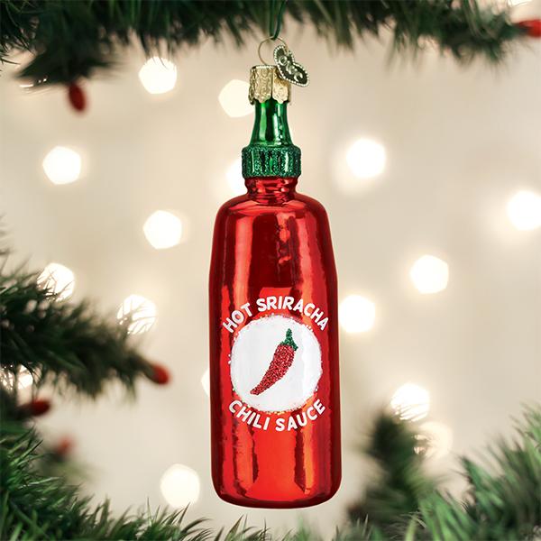 Sriracha Sauce Ornament  Old World Christmas   