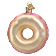 Pink Sprinkles Donut Ornament  Old World Christmas   