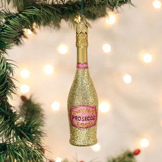 Prosecco Bottle Old World Christmas