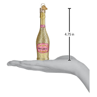 Prosecco Bottle Old World Christmas