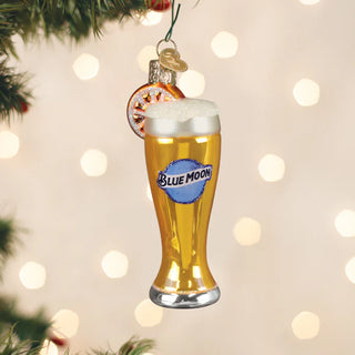 Glass Of Blue Moon Beer Old World Christmas
