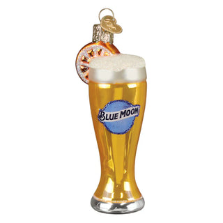 Glass Of Blue Moon Beer Old World Christmas