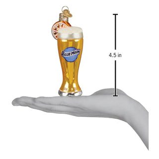 Glass Of Blue Moon Beer Old World Christmas