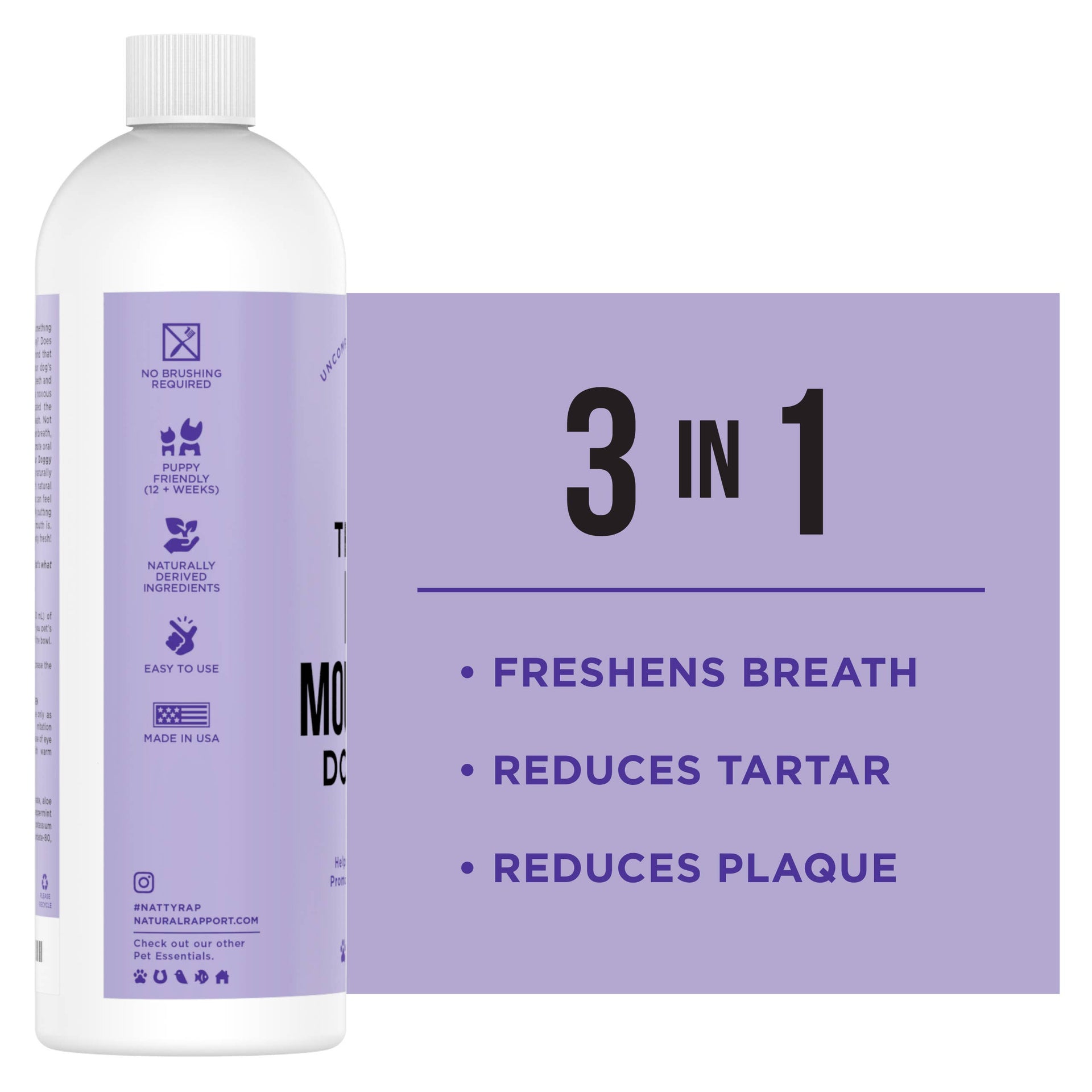 The Only Doggy Mouthwash Dogs Need Natural Rapport