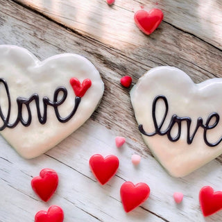 Classic Love heart dog treats YumYum4DOGS