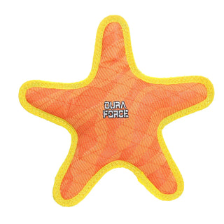DuraForce Star - Orange, Durable, Squeaky Dog Toy