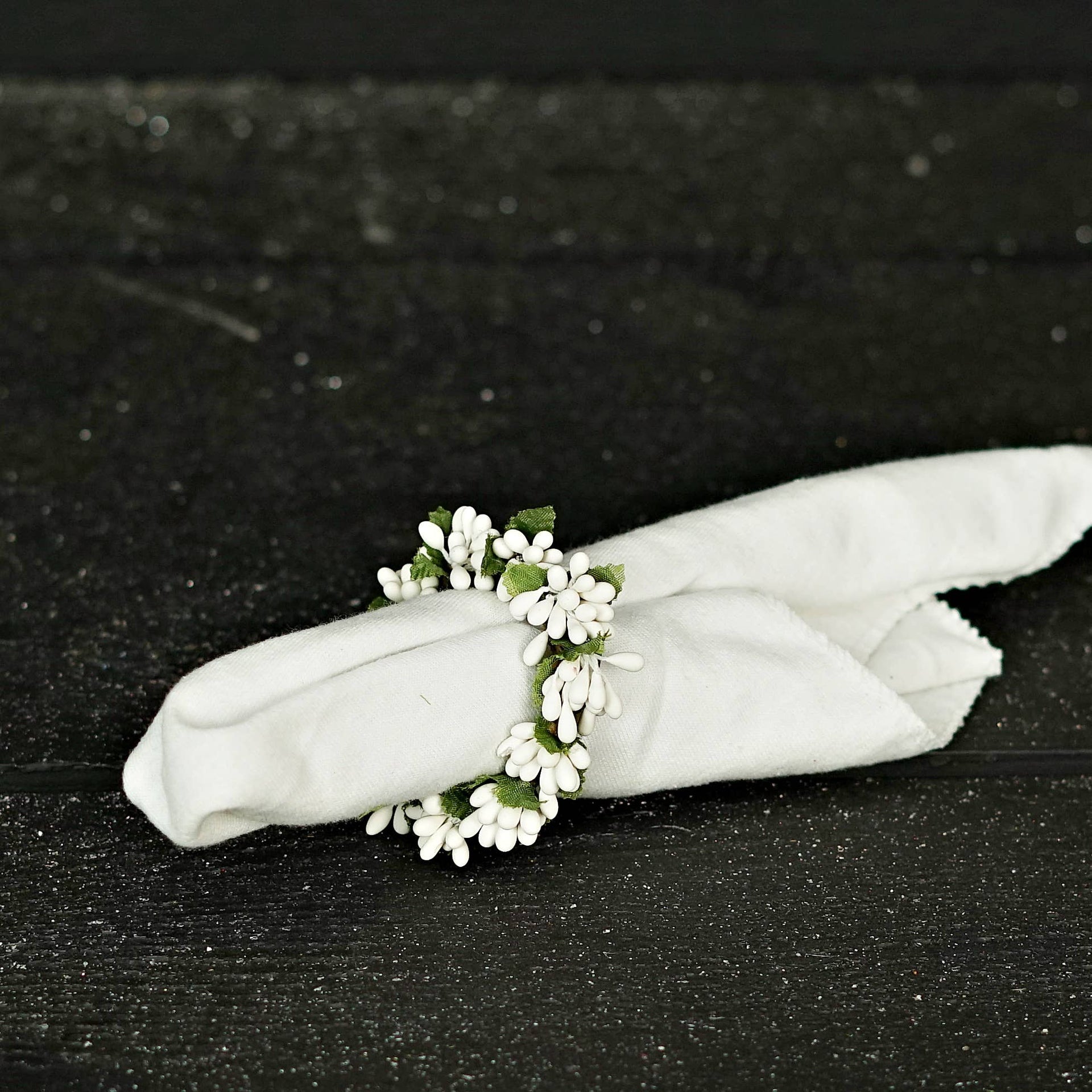 .5in Pip Berry Taper/Napkin Ring White Impressive Enterprises, Inc.