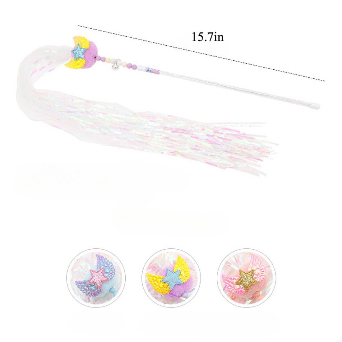 Moo - Tassel Wand Cat Toy Cheerhunting