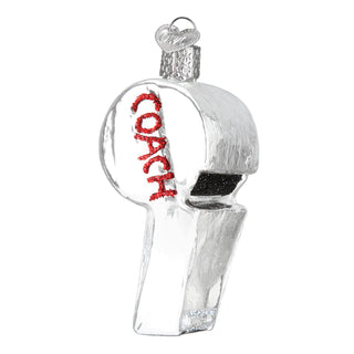 Coach's Whistle Ornament  Old World Christmas   