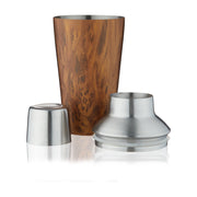 Wood Grain-Patterned Stainless Steel Cocktail Shaker - 20 oz TRUE