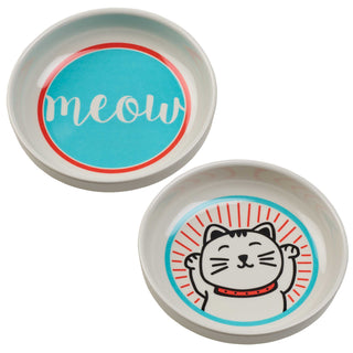 Pet Bowl | Gift Set Lucky Cat Speckle and Spot by Ore’ Originals