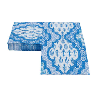 Guest Towel Napkin - Provencale Cotton Blue Caspari