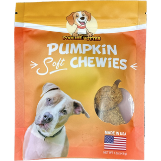Pumpkin Soft Chewies Dog Treats  Dilly's™ Poochie Butter   