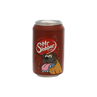 Silly Squeaker Soda Can Mr Slobber, Squeaky Novelty Dog Toy Tuffy Dog Toys - VIP Products