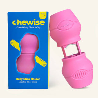 Chewise Bully Stick Holder - Pink Chewise Official