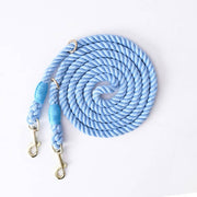 Loofie - 7.5ft Handsfree Colorful Rope Dog Leash Cheerhunting Blue