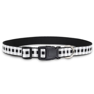 Farmhouse Check - Dog Collar Dog & Me Large