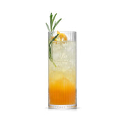 JoyJolt Elle Fluted Highball Juice Tumblers Glass - Set of 2  JoyJolt   