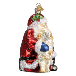 Santa's Puppy Love Old World Christmas