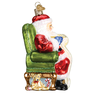 Santa Checking His List Old World Christmas