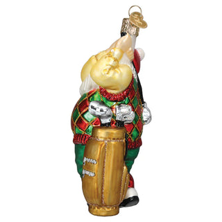 Golfing Santa Old World Christmas