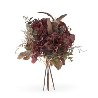 Faux Dried Floral Bundle K&K Burgundy