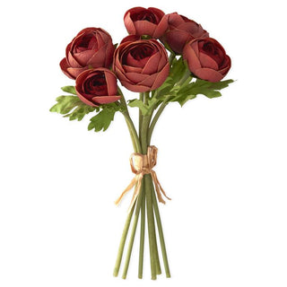 Real Touch Ranunculus Bundle K&K Rust