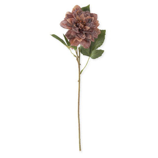 16 Inch Real Touch Dahlia Stem K&K Brown