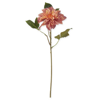 16 Inch Real Touch Dahlia Stem K&K Orange