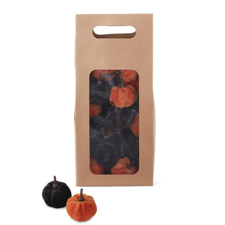 Bag of Mini Black & Orange Pumpkins K&K