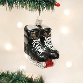 Hockey Skates Old World Christmas