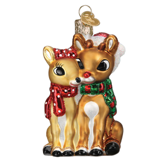 Rudolph And Clarice Ornament  Old World Christmas   