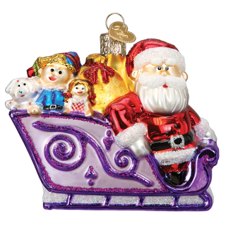 Santa And Friends Ornament  Old World Christmas   