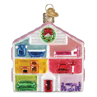 Lovely Doll House Old World Christmas