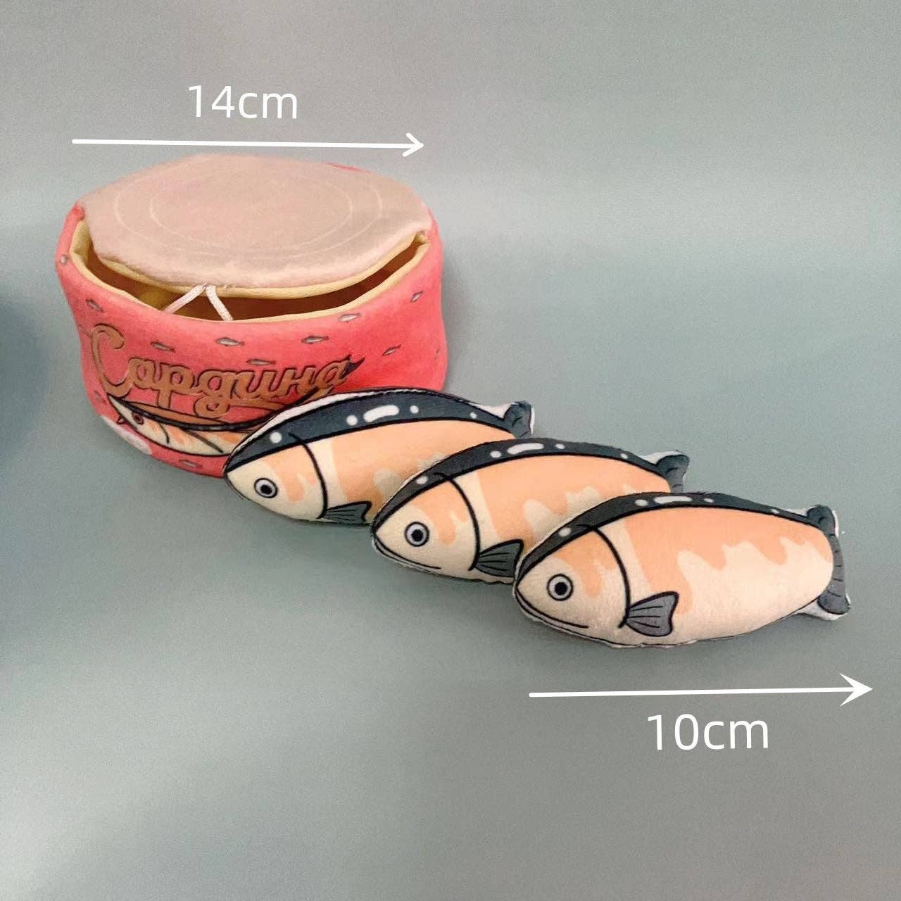 Moo - Fish Can Catnip Toy Cheerhunting