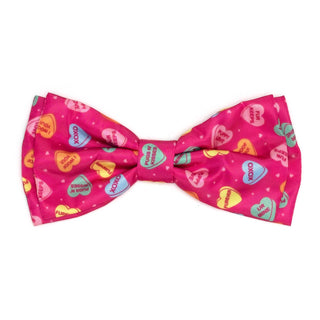 Puppy Love Bow Tie The Worthy Dog Small Pink