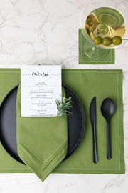 Olive Cocktail Napkin Roll Toasting With Tara