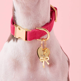 Gold Bow Collar Charm The Foggy Dog