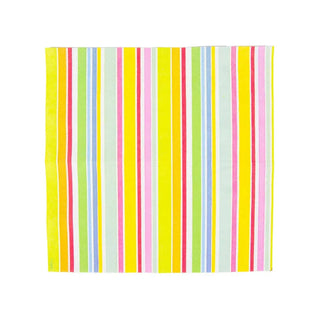 Cocktail Napkin - Cabana Stripe Bright  Caspari   